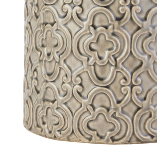 Large Grey Marrakesh Ceramic Vase Seville Collection