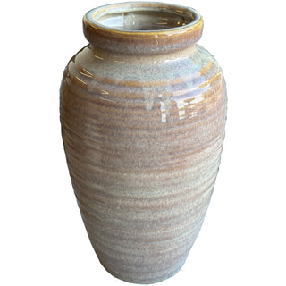 Large Ceramic Brindled Vase Sabbia Collection