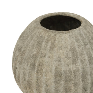 Light Grey Catania Ceramic Vase for Home Decor
