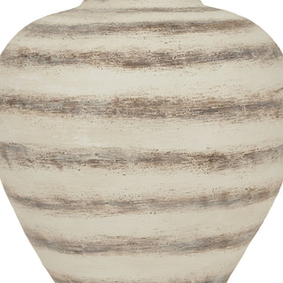 Large Ravello Ceramic Vase with Stripes
