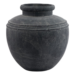 Lucidora - Amalfi Large Grey Water Pot - Planters