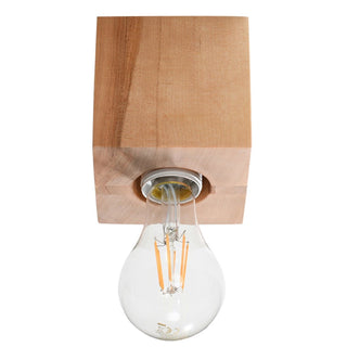 Lucidora - Ceiling lamp ARIZ natural wood - Ceiling Lighting