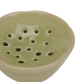 Lucidora - Light Green Ceramic Flower Frog - Conical Vases