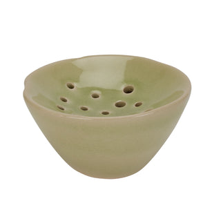Lucidora - Light Green Ceramic Flower Frog - Conical Vases