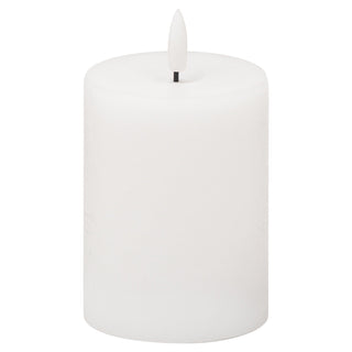 Lucidora - Luxe Collection Natural Glow 3x4 LED White Candle - Flameless Candles