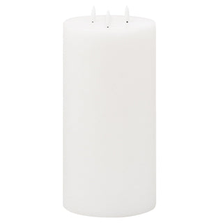 Lucidora - Luxe Collection Natural Glow 6x12 LED White Candle - Flameless Candles