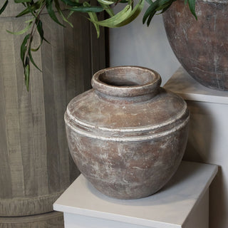 Lucidora - Siena Brown Water Pot - Urns