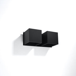Lucidora - Wall lamp QUAD 2 black - Wall lamps