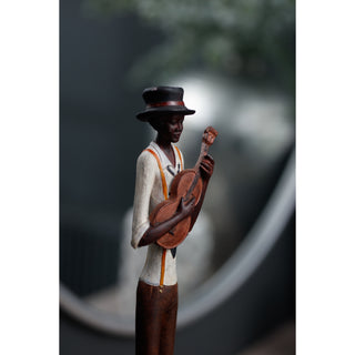 Jazz Band Strings Sculpture in Bronze Finish