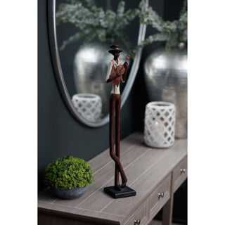 Jazz Band Strings Sculpture in Bronze Finish
