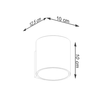 Wall lamp ORBIS 1 gold