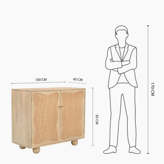 Sideboard Cabinet from Denis Collection, Mango Wood Craftsmanship