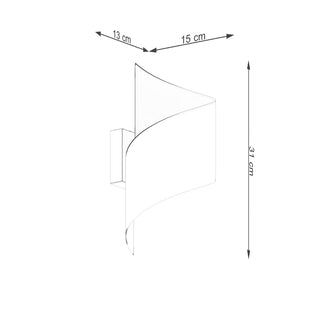 Wall lamp TALASSA black