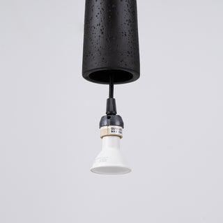 Pendant lamp ELECTRA black concrete