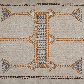 Sofa Cushions: Axel Cotton-Linen Throw Pillow - Feathers