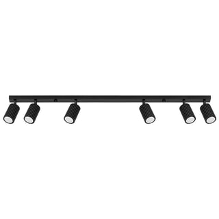Ceiling lamp KARBON 6L black