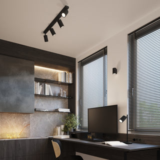 Wall lamp KARBON 10 black