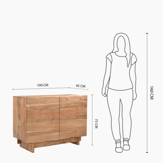 Sideboard Cabinet: The Davis Two Door Wood Cabinet