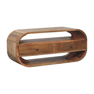 Lucidora - 2 Drawer Curved Edge Media Unit - Media Units