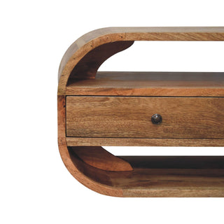 Lucidora - 2 Drawer Curved Edge Media Unit - Media Units