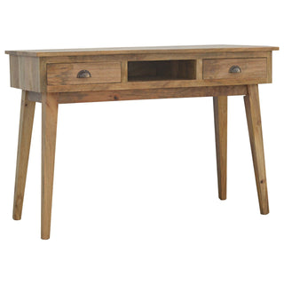 Lucidora - 2 Drawer Shell Writing Desk - Writing Desks