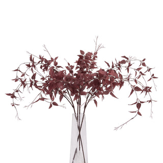 Artificial Flora - Ornamental Burgundy Leaf