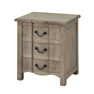 Wooden Copgrove Bedside Table with 3 Drawers