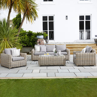 Amalfi Collection Five Seater Rattan Outdoor Furniture Set