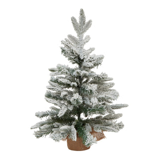 Enchanting Medium Snowy Spruce Tree for Holidays