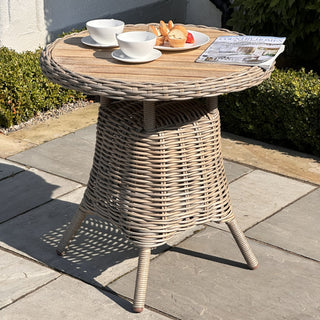 Amalfi Collection's Rattan Bistro Outdoor Table