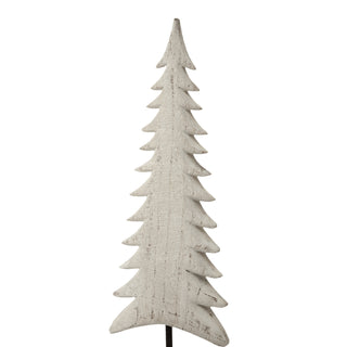 Medium Whitewashed Tall Tree On Stand