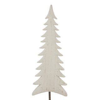 Medium Whitewashed Tall Tree On Stand