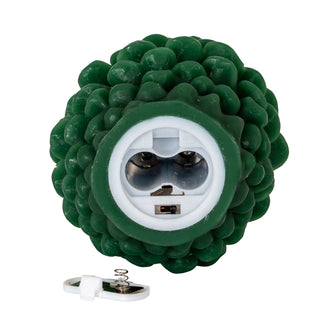 Luxe Collection Natural Glow Green Pinecone LED Wax Candle