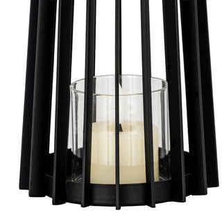 Lynk Small Lantern With Handle And Glass Candle Holder