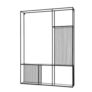 Axis Shelf Unit With Glass Shelves