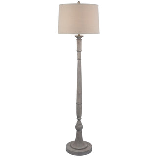 Stella Floor Lamp With Linen Shade
