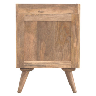 Lucidora - 3 Drawer Gallery Bedside - Bedside Cabinets