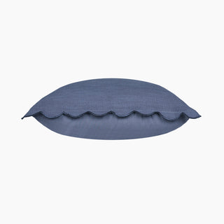 Elsie Cotton-Linen Blue Cushion