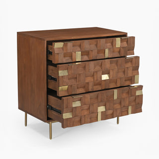 Solid Wood Chest of Drawers: Lester's 3 Drawer Chest