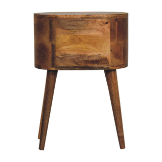 Solid Mango Wood Nordic Bedside Table