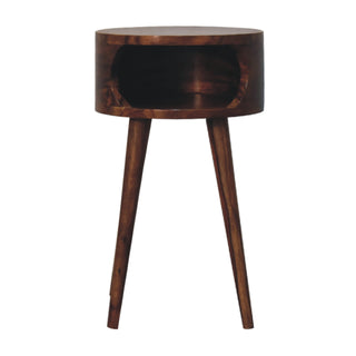 Sheesham Wood Bedside Table with Honey Finish