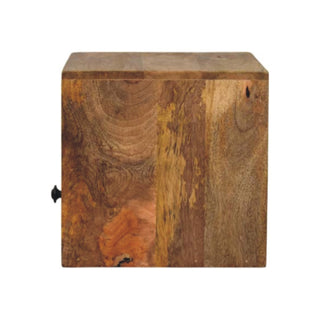 Oak Wall-Mounted Solis Nightstand with Drawer
