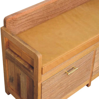 Oxford Oak-ish 2 Drawer Storage Bench