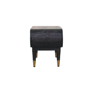 Curved Edge Media with Brass Accents