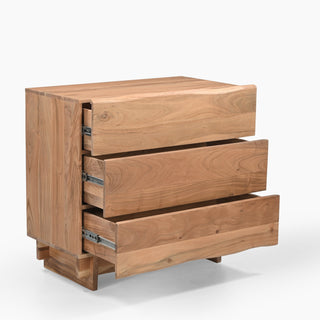 Solid Wood Chest of Drawers - Davis Three Drawer Chest