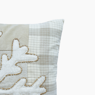 Blake Cotton Blend Cushion - Feathers Filler