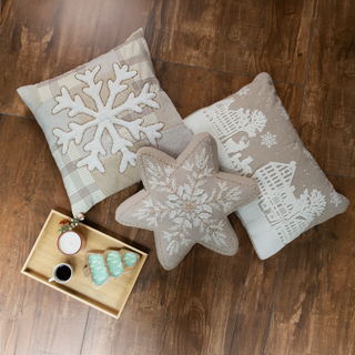 Blake Cotton Blend Cushion - Feathers Filler