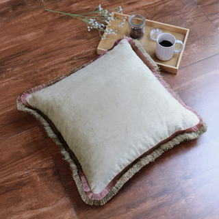 Rowan Velvet Cushion - Microfiber Filler