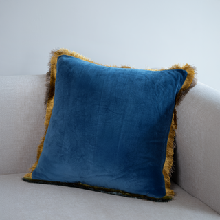 Asher Velvet Cushion - Feathers Filler