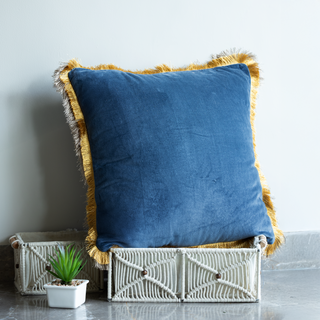 Asher Velvet Cushion - Feathers Filler